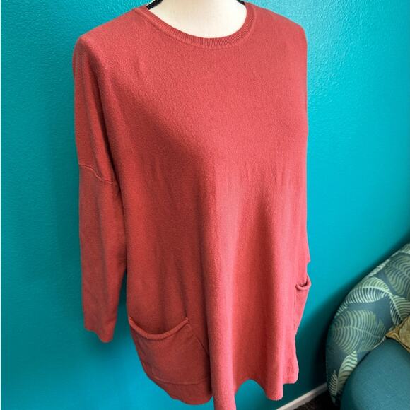 Staccato Super Soft Lightweight Orange Sweater Women's Small Medium - Picture 8 of 10